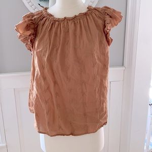Target flutter sleeve top size medium